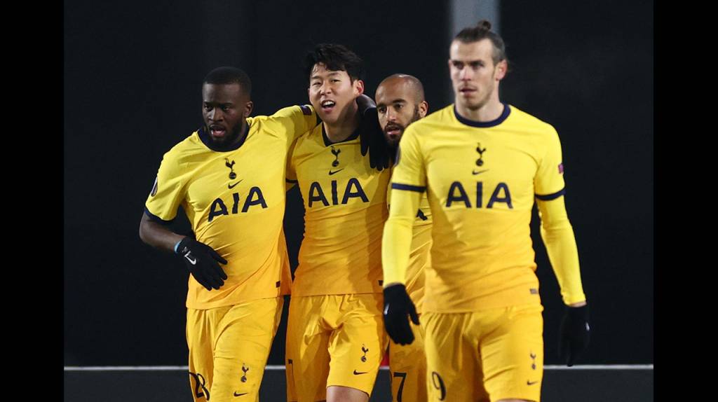 Europa League: Le amargaron la noche a Mourinho y al Tottenham sobre el final