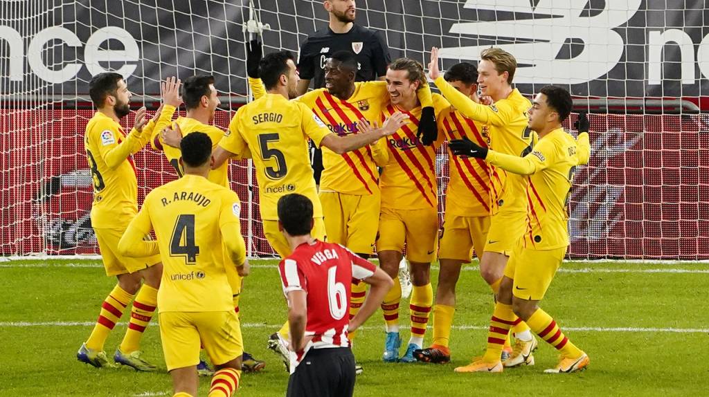 La Liga: Pedri y Messi remontaron el tanto inicial de Iñaki Williams
