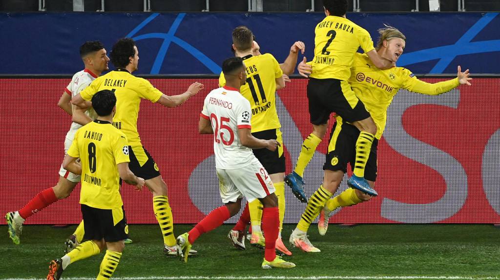 Champions League: Haaland dejó su nombre en la historia del torneo