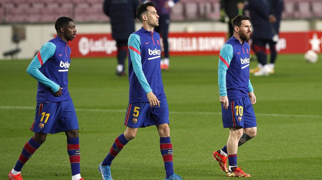Barcelona: Tifo y golazo para celebrar los 767 partidos de Messi en el club